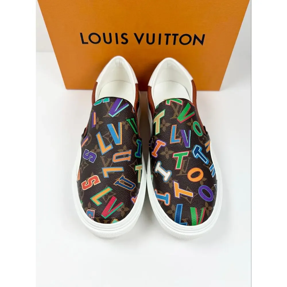 Size 7LV/8US - Louis Vuitton x NBA Ollie Slip On NEW - Picture 4 of 11